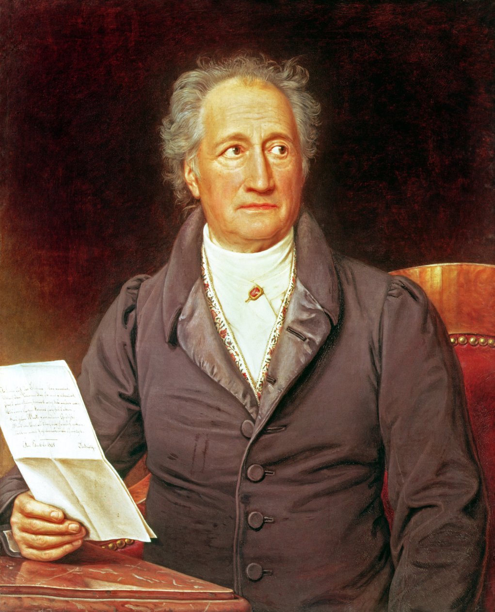 يوهان فولفجانج فون جوته (1749-1832) 1828 بواسطة جوزيف كارل ستيلر