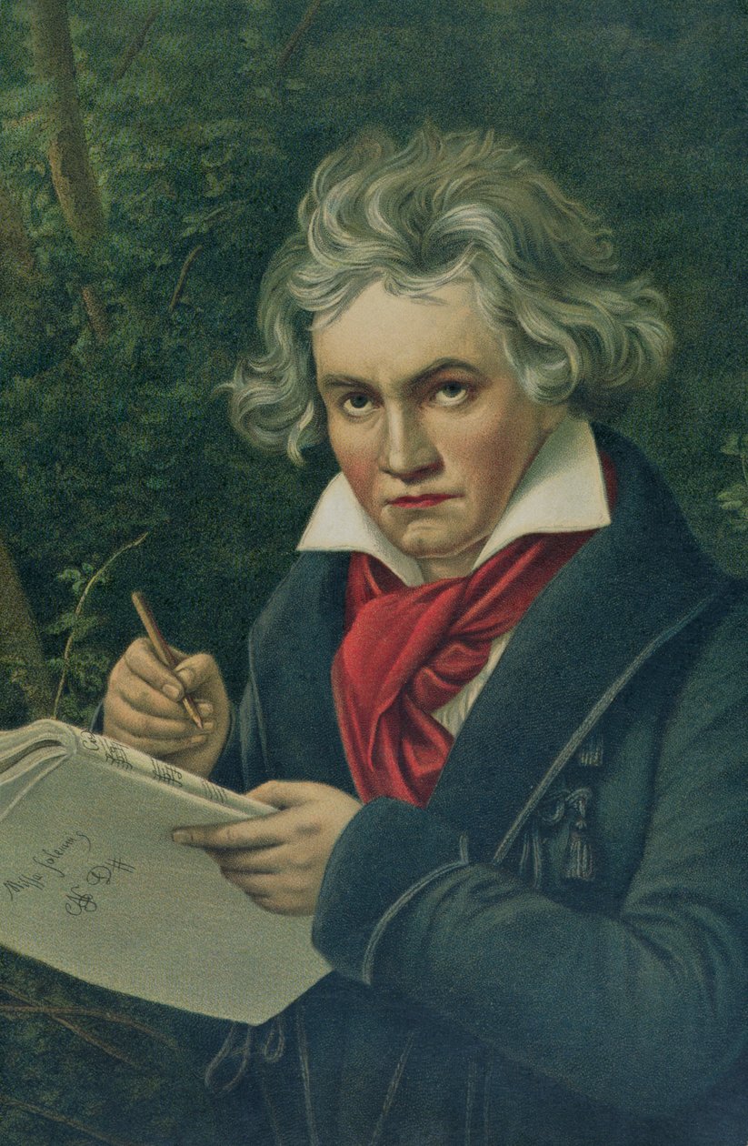لودفيج فان بيتهوفن (1770-1827) ، القرن التاسع عشر (انظر أيضًا 126391) بواسطة جوزيف كارل ستيلر