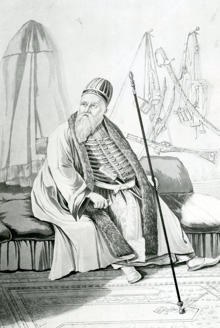 علي باشا من تبلينا أو جنينة (1740-1822) بواسطة جوزيف كارترايت