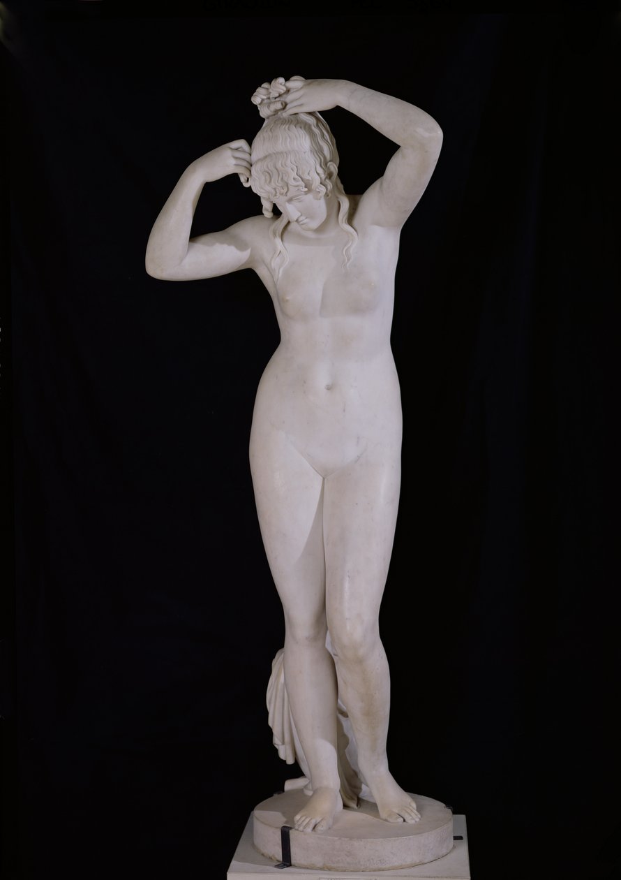 The Bather ، 1808 (رخام) بواسطة جوزيف تشارلز مارين