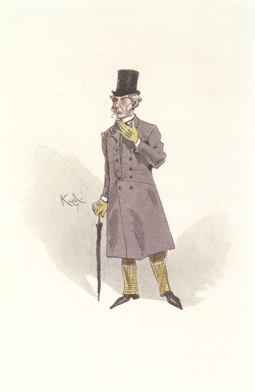 السيد Podsnap ، شخصية من "صديقنا المتبادل" بقلم تشارلز ديكنز (1812-1870) بواسطة جوزيف كلايتون كلارك