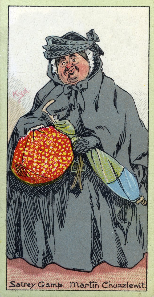 Sairey Gamp ، من "Martin Chuzzlewit" ، 1923 بواسطة جوزيف كلايتون كلارك