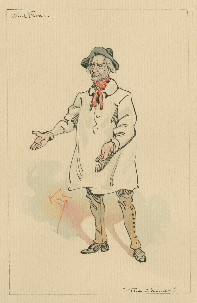 Will Fern - The Chimes ، c.1920s (قلم وحبر مع مرحاض على ورق) بواسطة جوزيف كلايتون كلارك