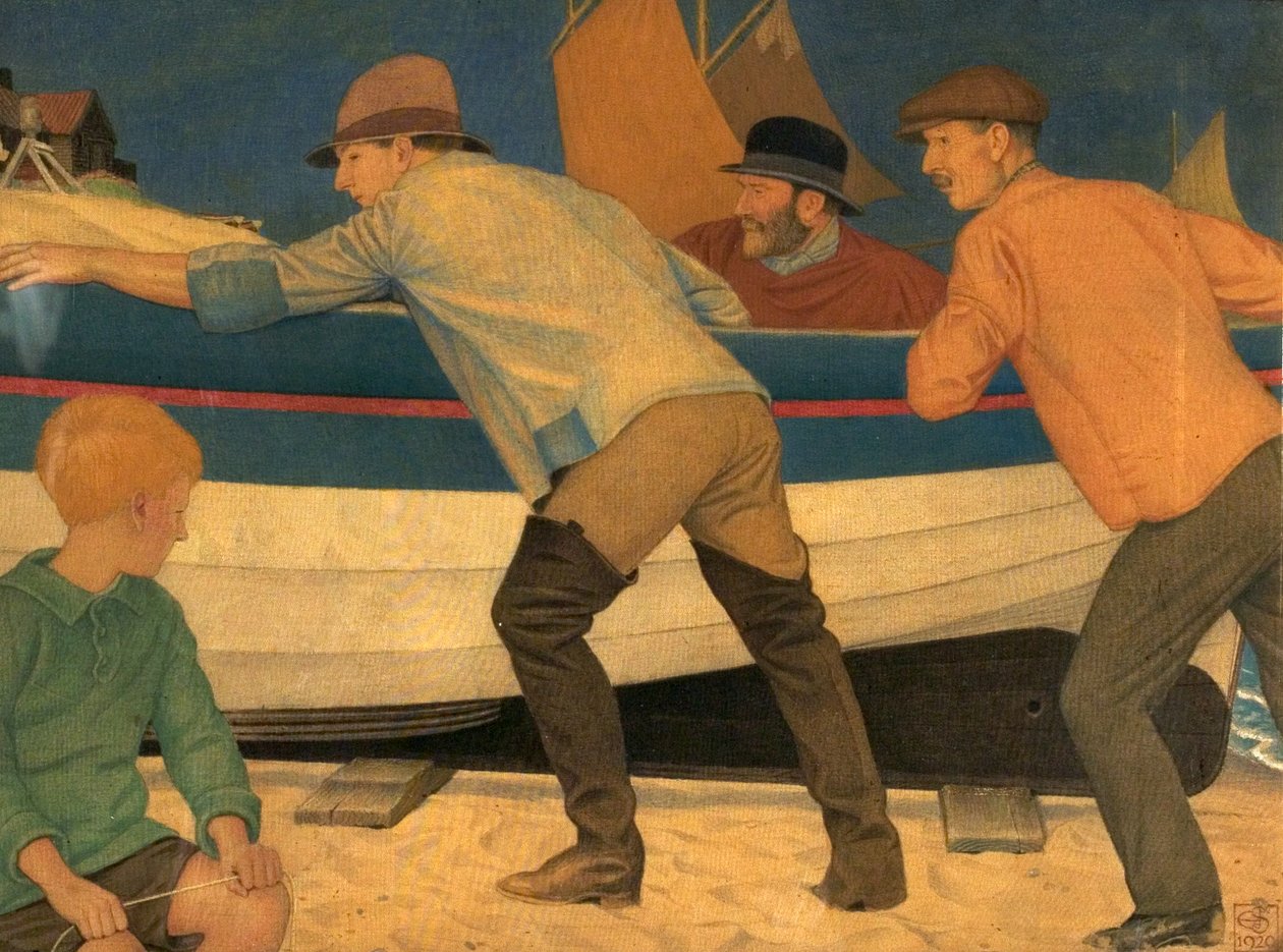 لأعلى من البحر ، 1920 (درجة الحرارة على القماش) بواسطة جوزيف إدوارد سوثال