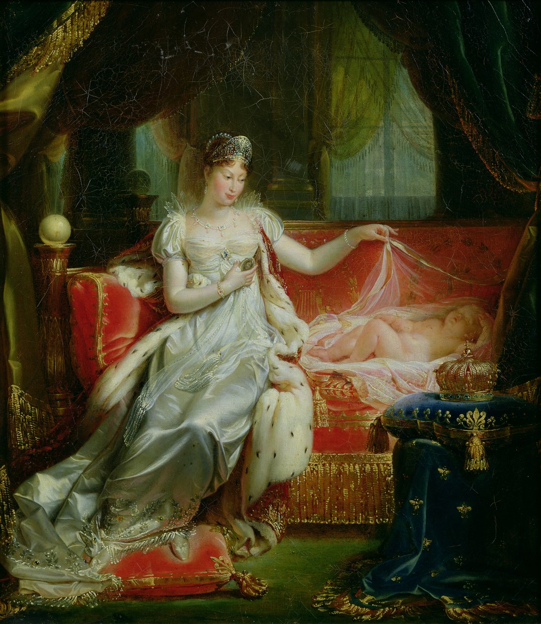 الإمبراطورة ماري لويز (1791-1847) وملك روما ، 1812 بواسطة جوزيف فرانكي