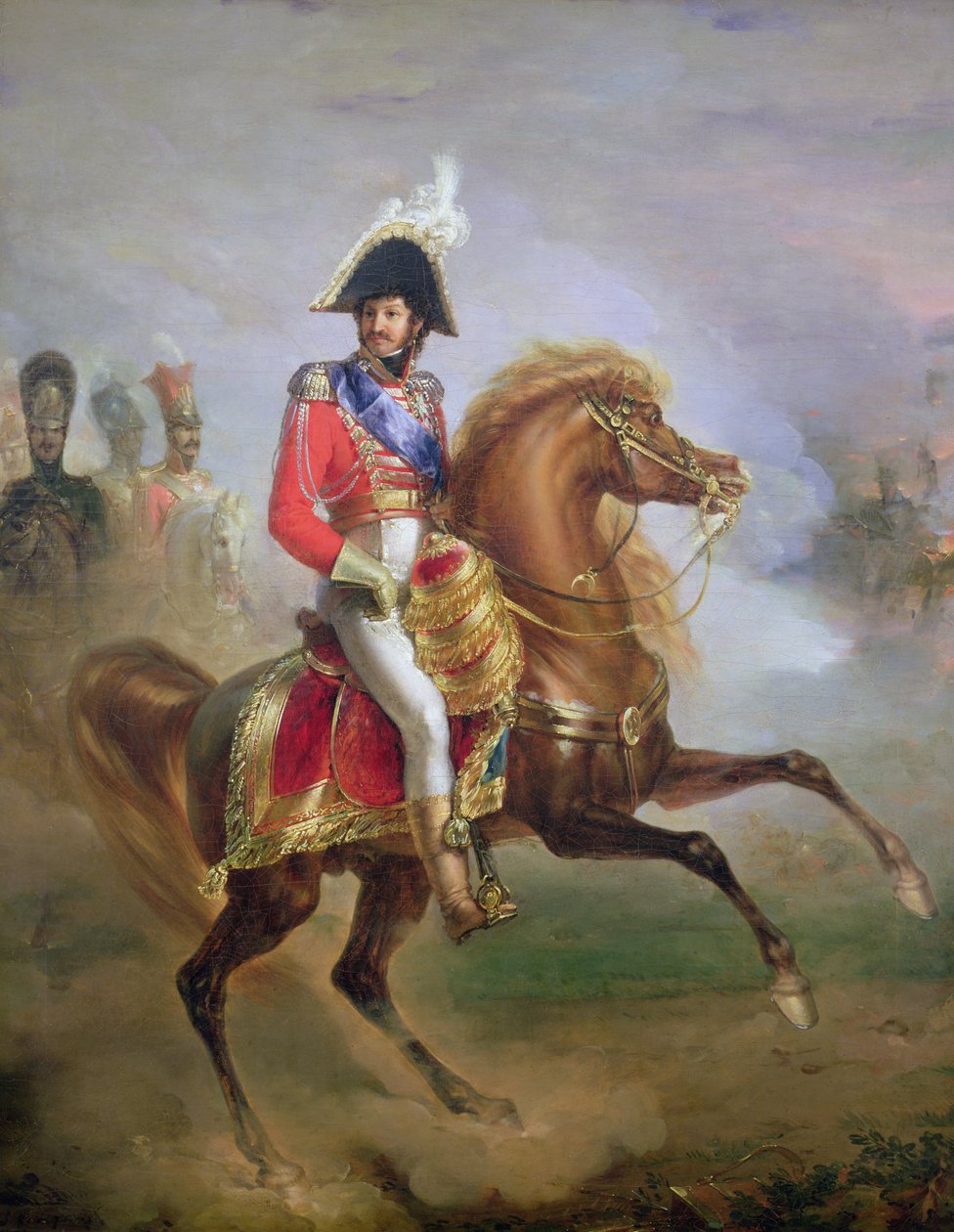 يواكيم مراد (1767-1815) على ظهور الخيل ، 1814-15 بواسطة جوزيف فرانكي