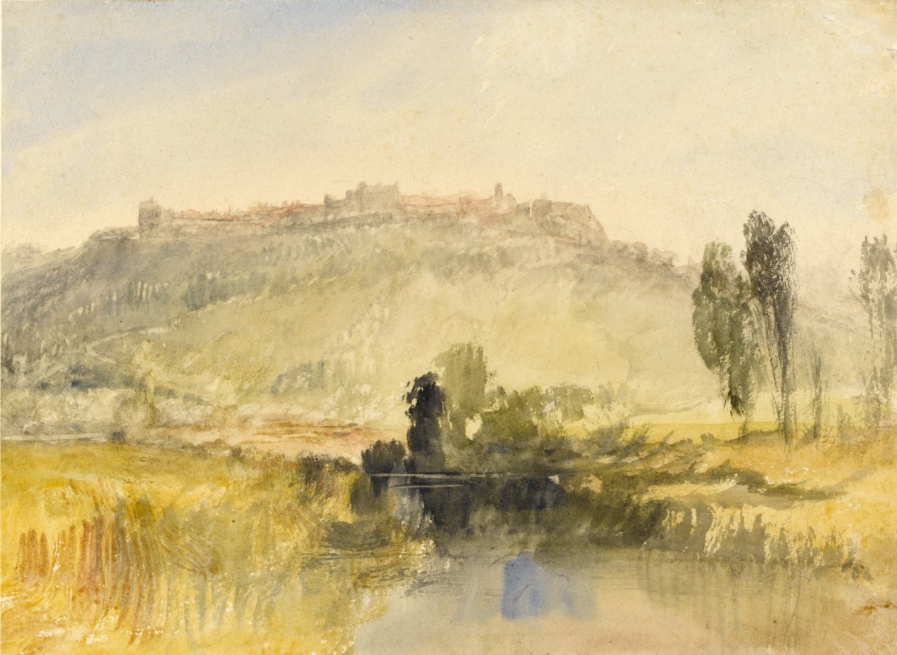 قلعة Carisbrooke ، جزيرة وايت ، c.1826 بواسطة جوزيف مالورد وليام تورنر