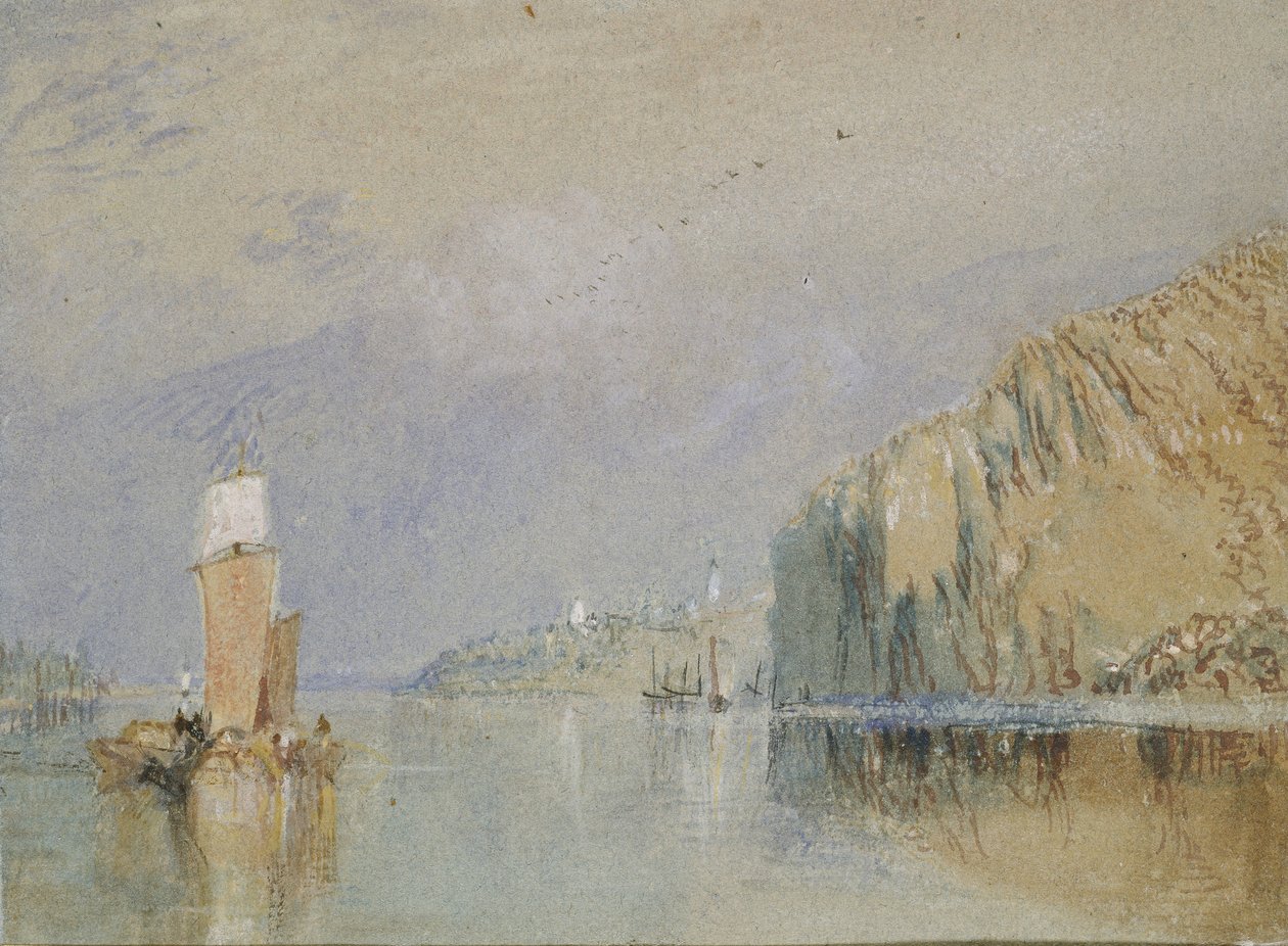 Coteaux de Mauves ، ج .1830 بواسطة جوزيف مالورد وليام تورنر
