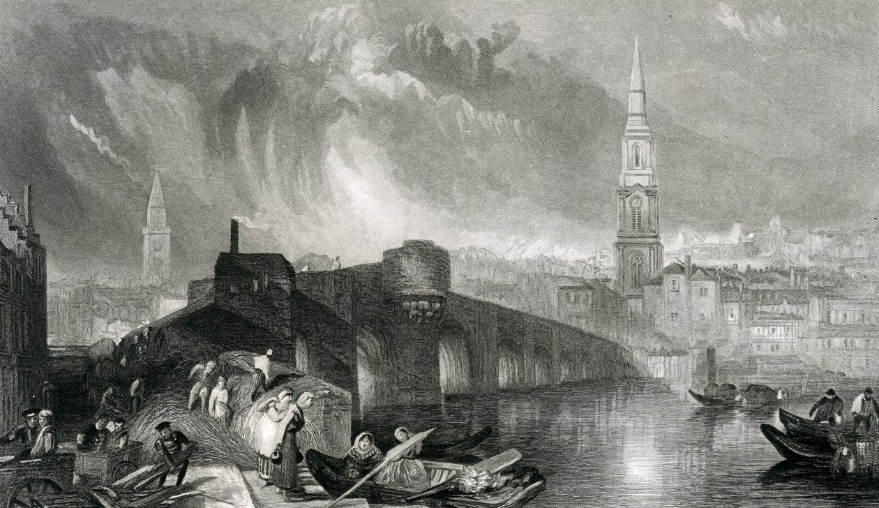 إنفرنيس ، نقشها دبليو ميللر ، 1836 بواسطة جوزيف مالورد وليام تورنر