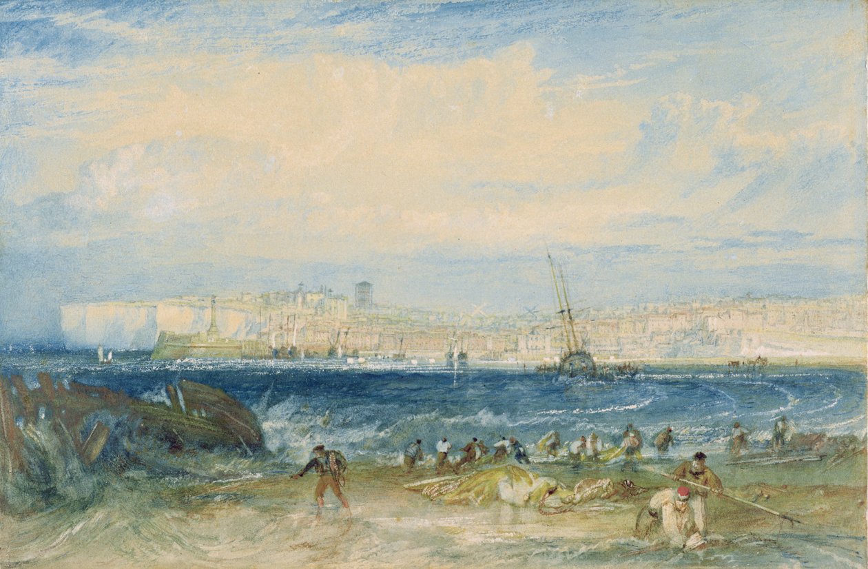 مارجيت ، c.1822 (مرحاض وكشط على ورق منسوج) بواسطة جوزيف مالورد وليام تورنر