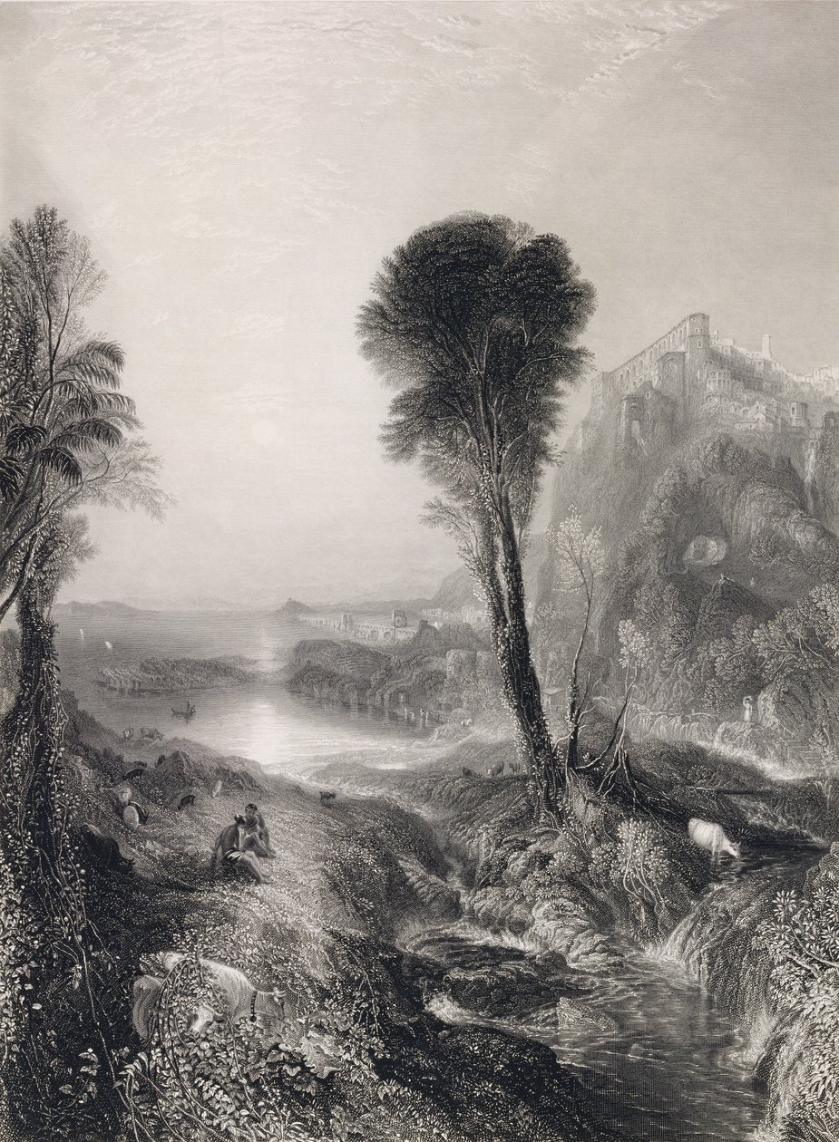 عطارد وأرجوس ، نقشها جيمس ت. ويلمور (1800-63) 1841 (النقش والحفر) بواسطة جوزيف مالورد وليام تورنر