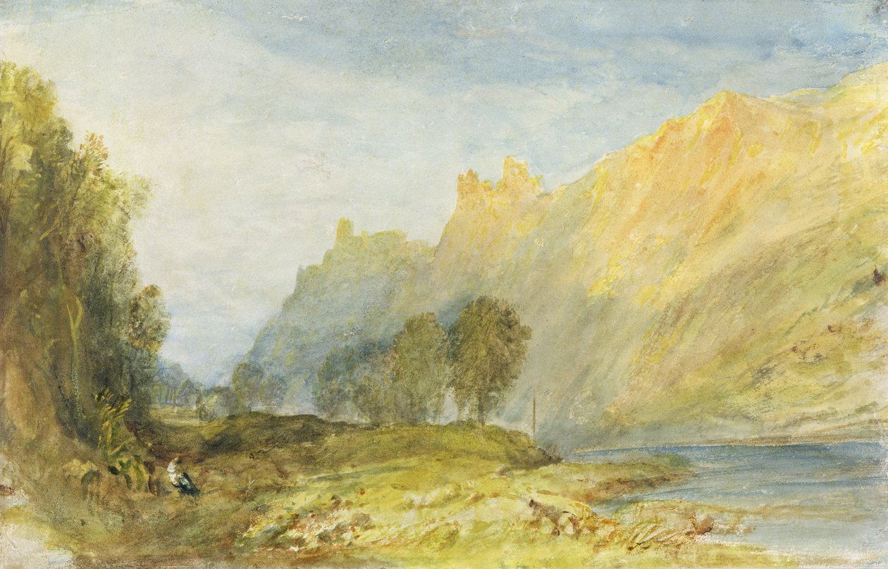 No.1520 Bruderburgen على نهر الراين ، 1817 بواسطة جوزيف مالورد وليام تورنر