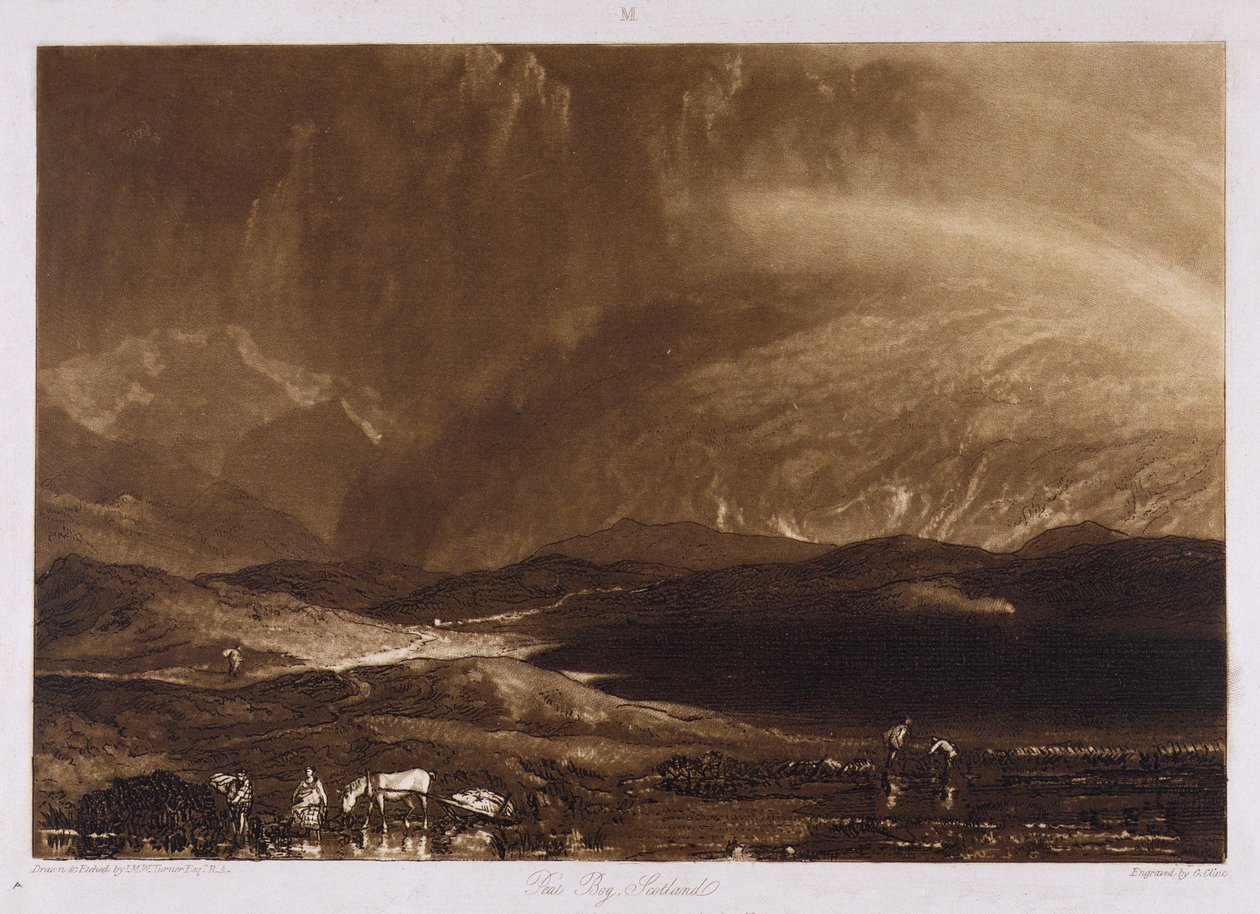 بيت بوج ، اسكتلندا ، منقوش بواسطة جورج كلينت (1770-1854) بواسطة جوزيف مالورد وليام تورنر