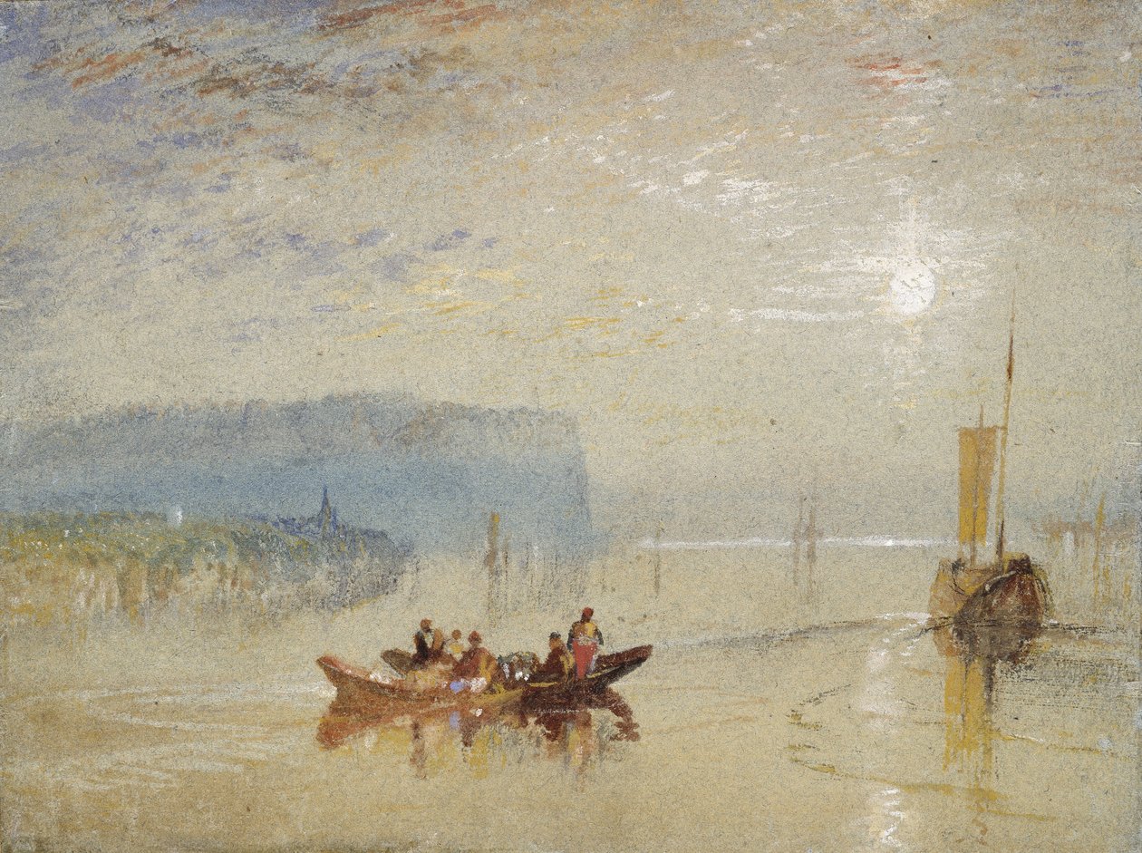 مشهد في لوار ، بالقرب من Coteaux de Mauves ، c.1830 بواسطة جوزيف مالورد وليام تورنر