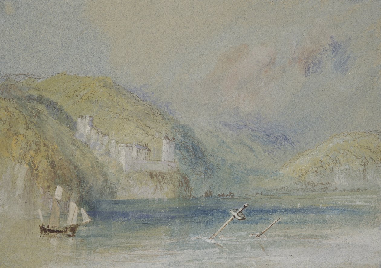 The Seine بالقرب من Tancarville ، c.1832 (مرحاض مع غواش وقلم وحبر على ورق) بواسطة جوزيف مالورد وليام تورنر