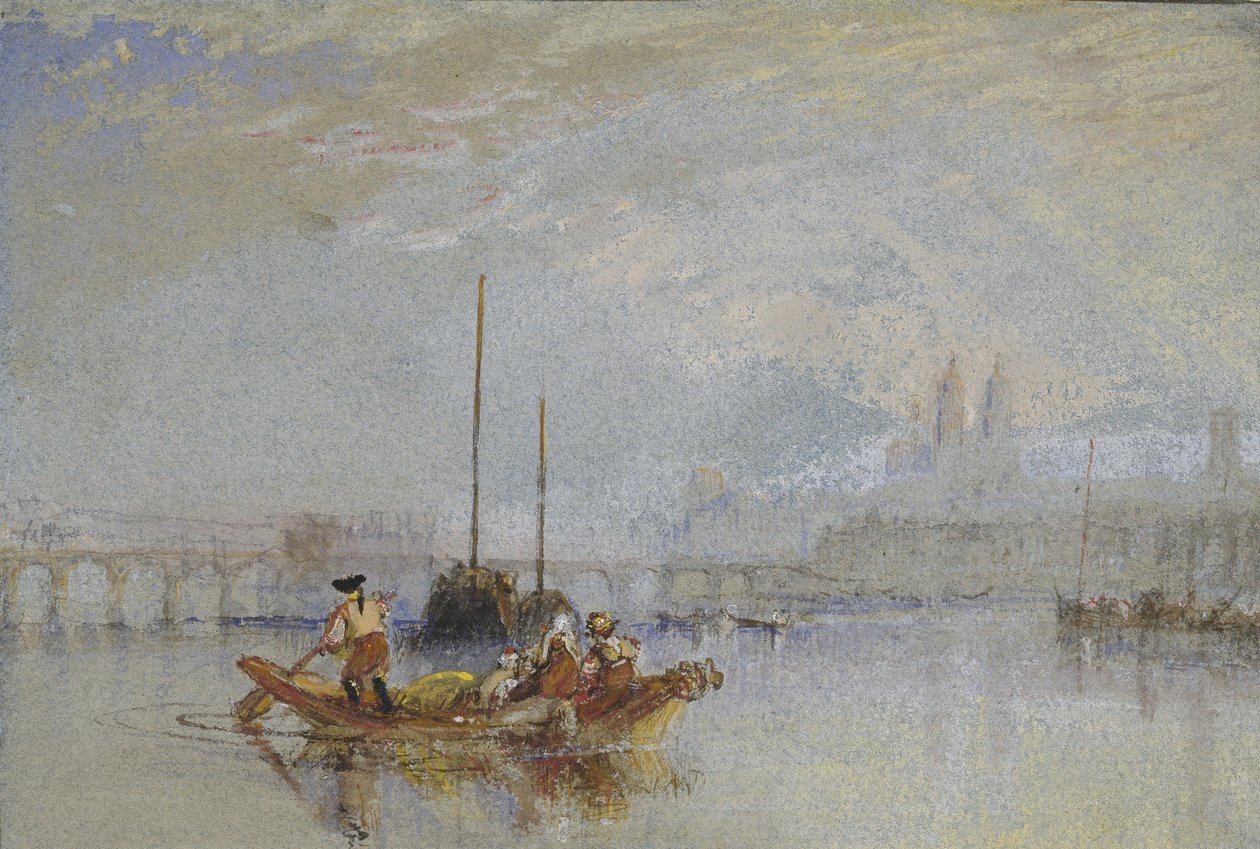جولات ، ج. 1830 (ألوان مائية فوق الجرافيت مع لون الجسم والقلم والحبر البني على ورق رمادي) بواسطة جوزيف مالورد وليام تورنر