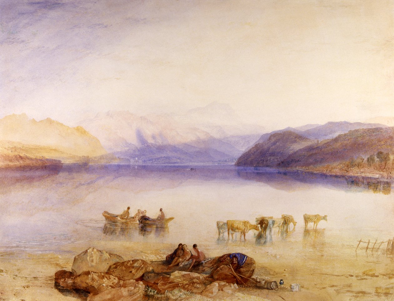 السووتر ، كمبرلاند ، c.1835 بواسطة جوزيف مالورد وليام تورنر