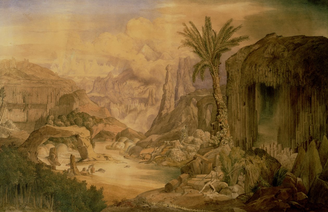 العمارة: نموذجها الطبيعي ، ج .1838 بواسطة جوزيف مايكل جاندي