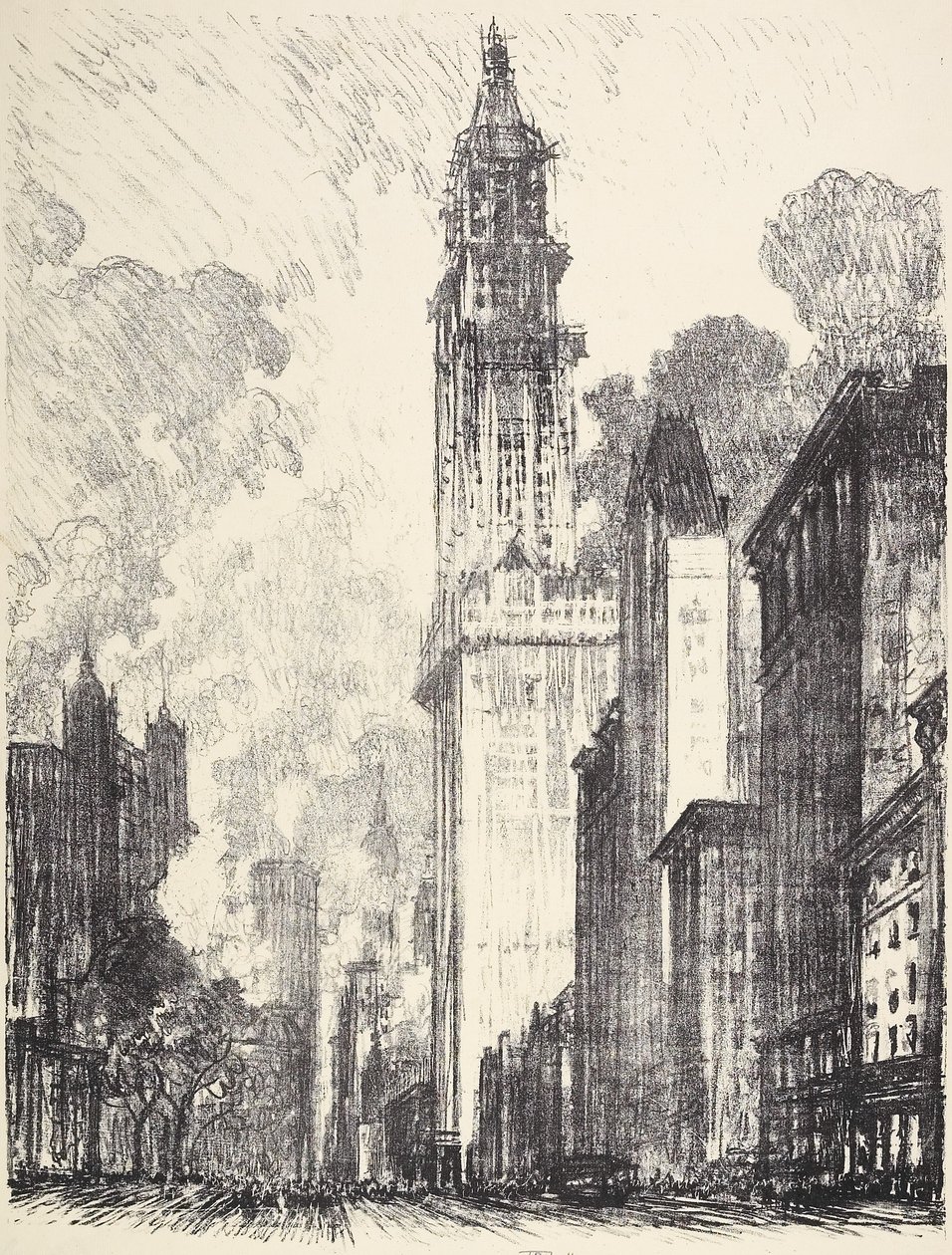 مبنى Woolworth ، 1912 بواسطة جوزيف بينيل