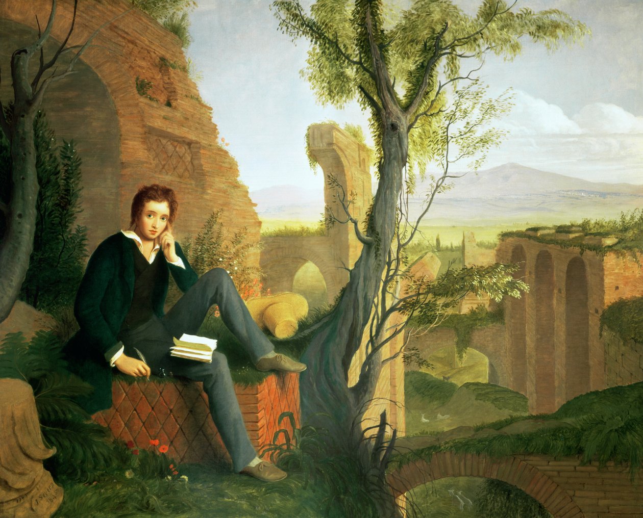 بيرسي بيش شيلي (1792-1822) 1845 بواسطة جوزيف سيفيرن