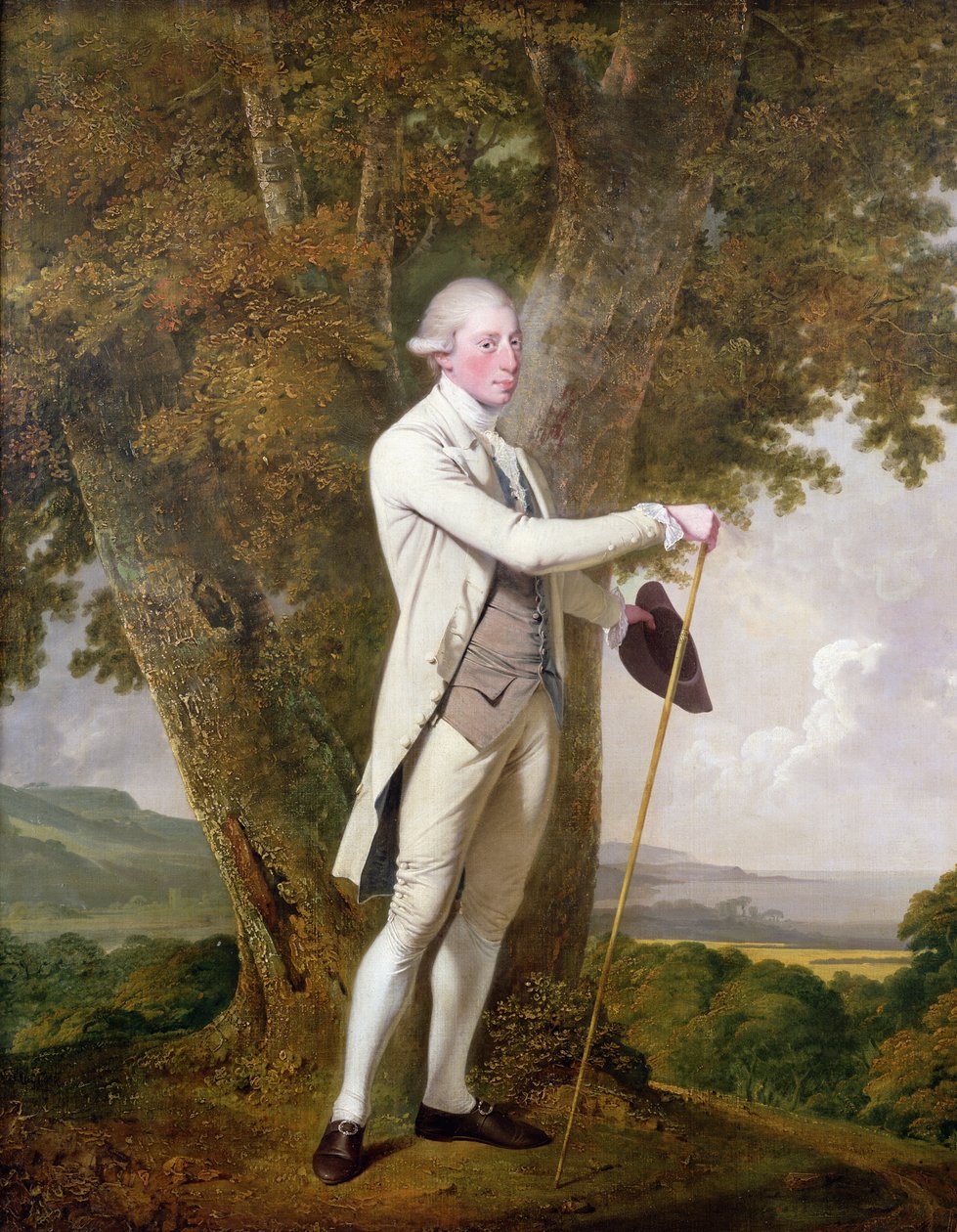 صورة جون ميلنيس ، دوق سانت ألبانز الثاني عشر (ت 1810) ، 1771-72 بواسطة جوزيف رايت من ديربي