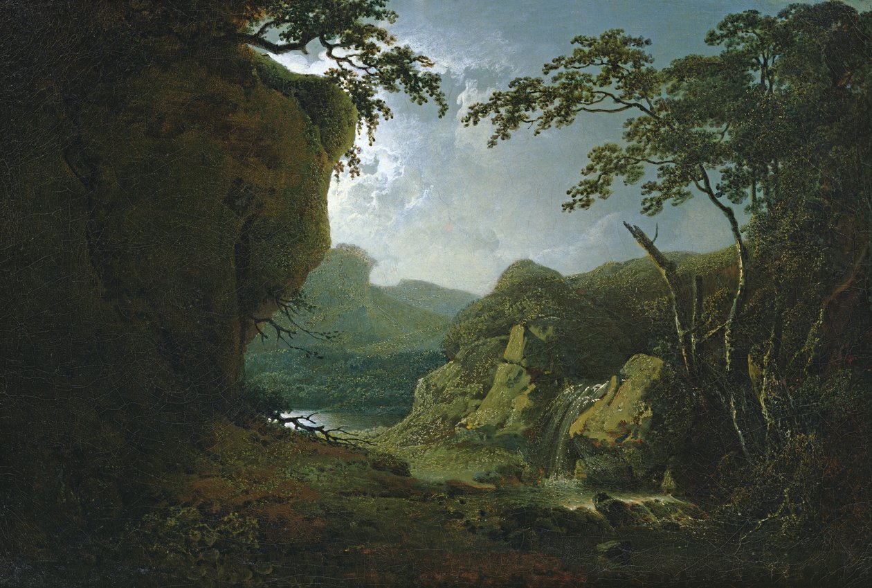 Dovedale بواسطة Moonlight بواسطة جوزيف رايت من ديربي
