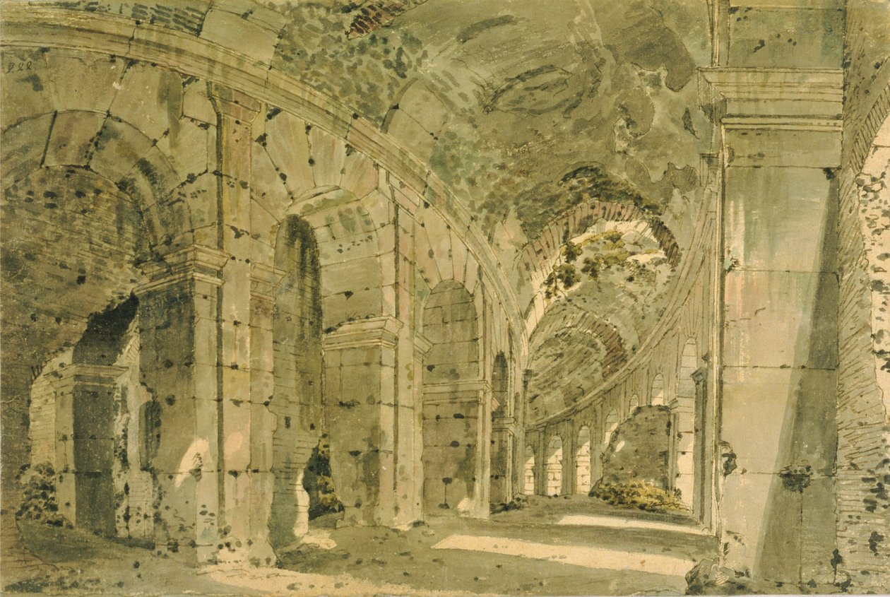 الكولوسيوم ، 1774-75 بواسطة جوزيف رايت من ديربي