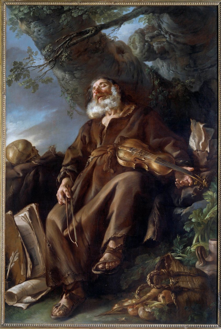 لهرميت دورمي لوحة جوزيف ماري فين (1716-1809) 1750 صن. 2،23x1،48 م بواسطة جوزيف ماري ، الأكبر فين