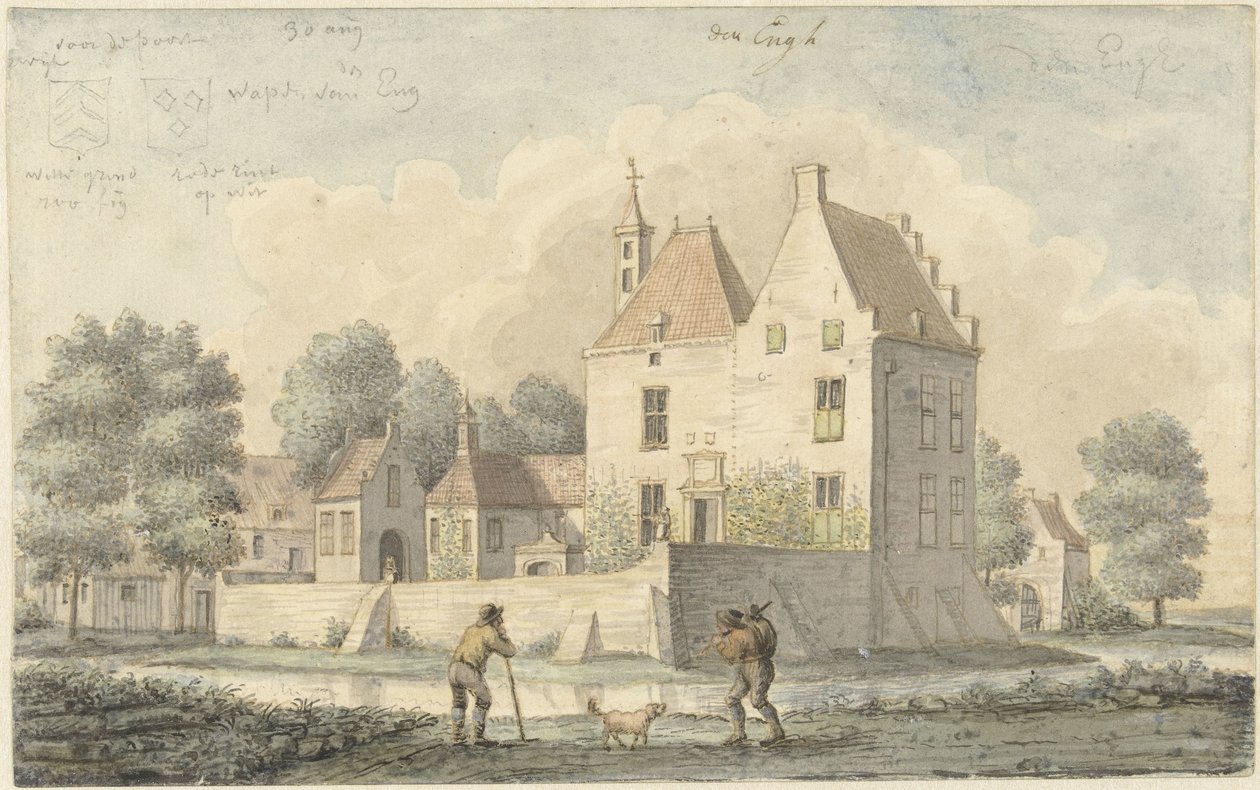 Castle De Eng بالقرب من Vleuten بواسطة جوزيف أدولف باترفلاي