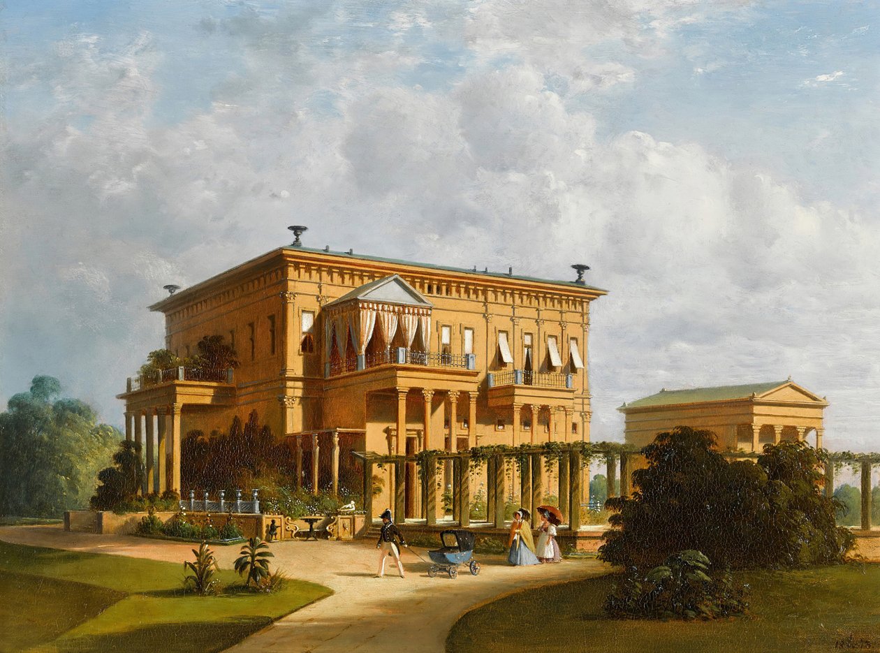 القصر الصيفي لدوق ليوتشتنبرغ في سيرجيفكا ، 1873. بواسطة جوزيف أندرياس فايس