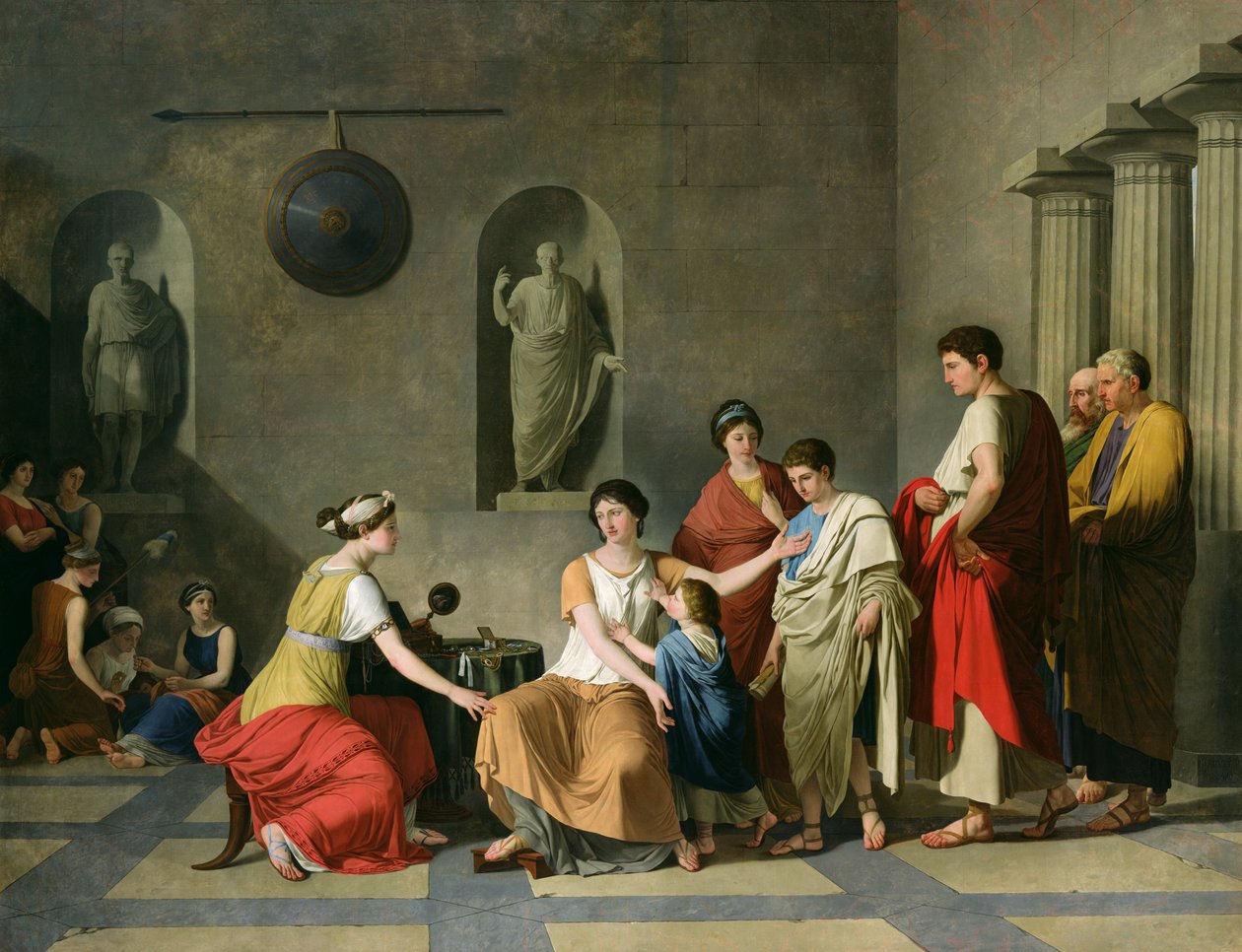أم جراتشي ، 1780 (زيت على قماش) بواسطة جوزيف بنوا سوفيه
