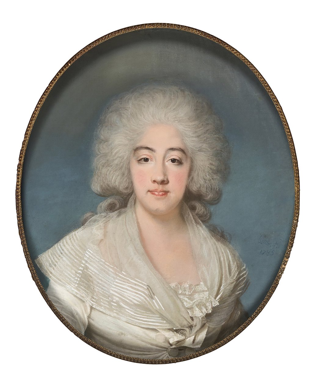 الأميرة ماري جوزفين من سافوي 1753-1810 ، كونتيسة بروفانس ، 1785. بواسطة جوزيف بوز