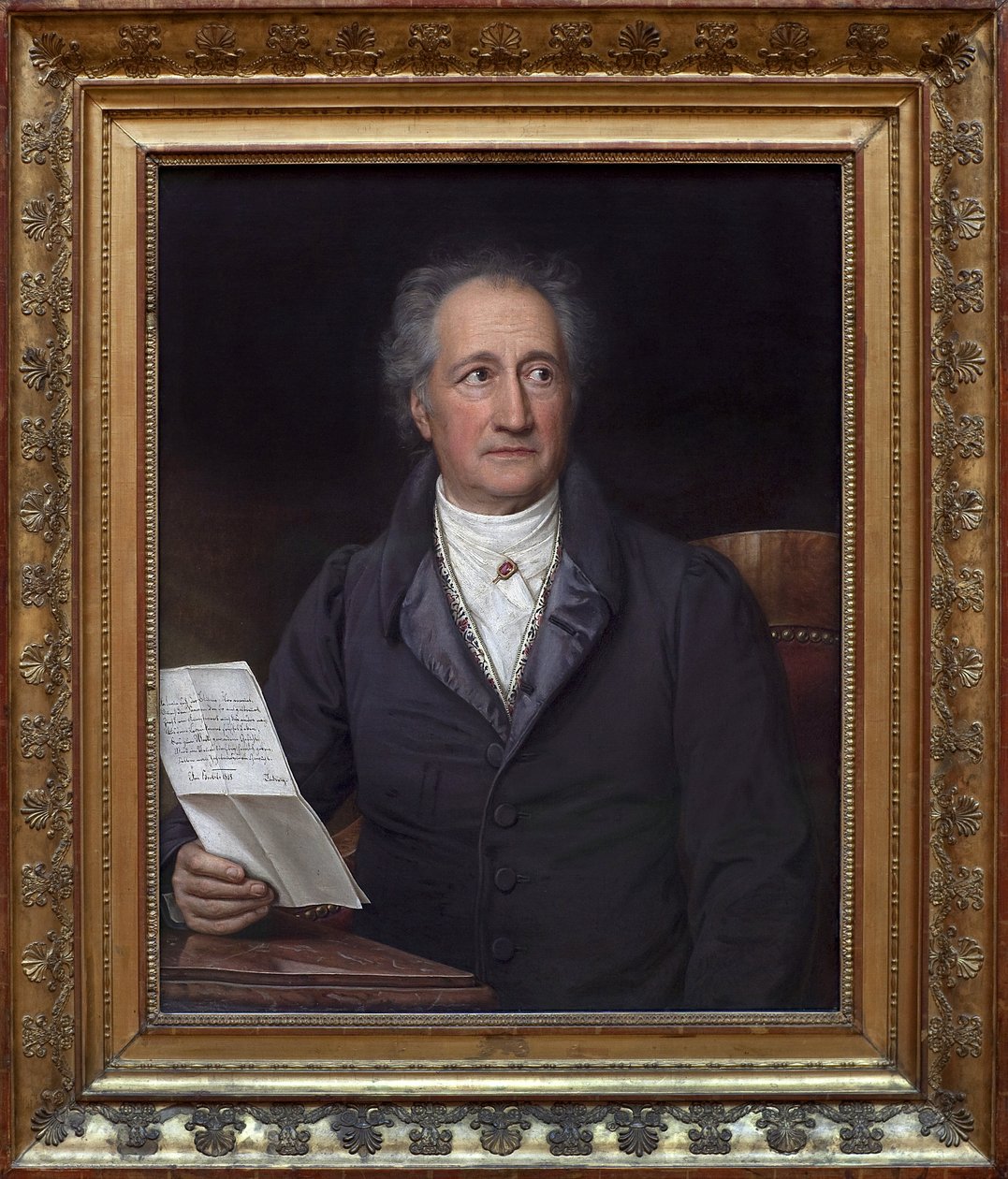 يوهان فولفجانج فون جوته (1749-1832). لوحة جوزيف ستيلر (1781-1858) ، زيت على قماش بواسطة جوزيف كارل ستيلر