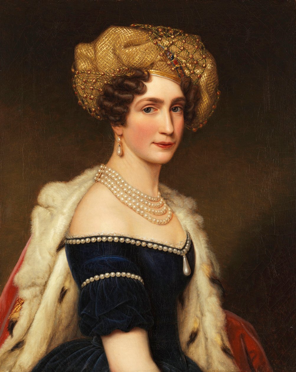 الأميرة أوغستا بافاريا 1788-1851 ، دوقة ليوتشتنبرغ ، كاليفورنيا 1825. بواسطة جوزيف كارل ستيلر