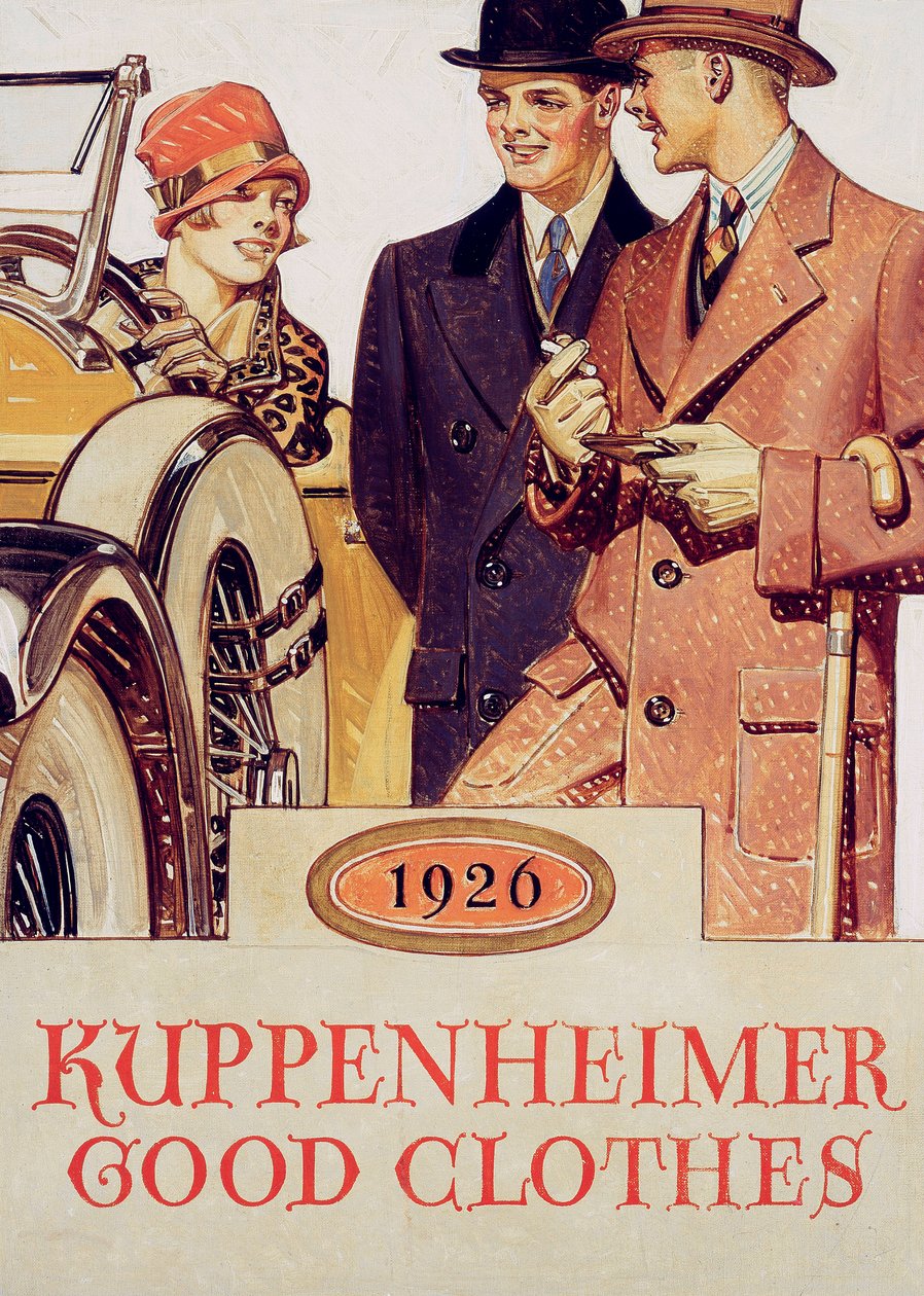 ملابس Kuppenheimer جيدة بواسطة جوزيف كريستيان لينديكر