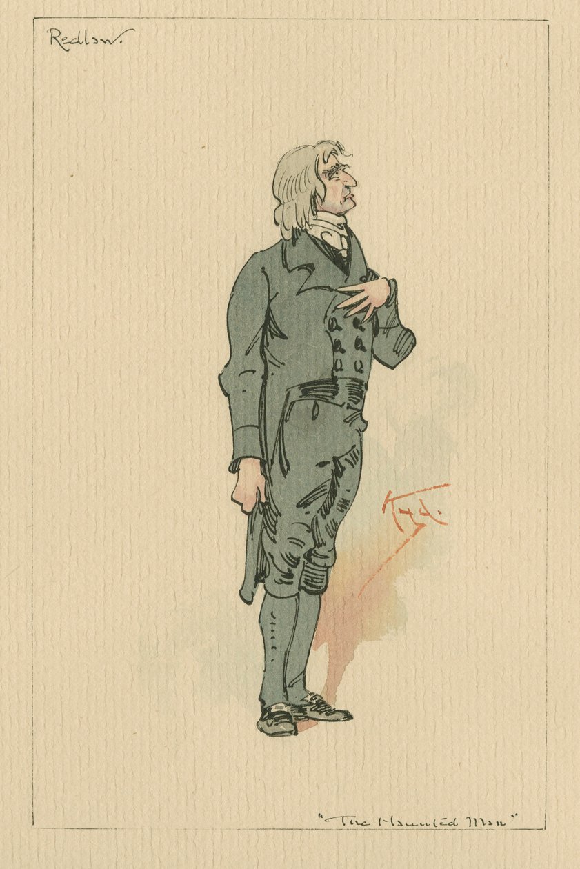 Redlaw - The Haunted Man and the Ghost&39;s Bargain، c.1920s (قلم وحبر مع مرحاض على ورق) بواسطة جوزيف كلايتون كلارك