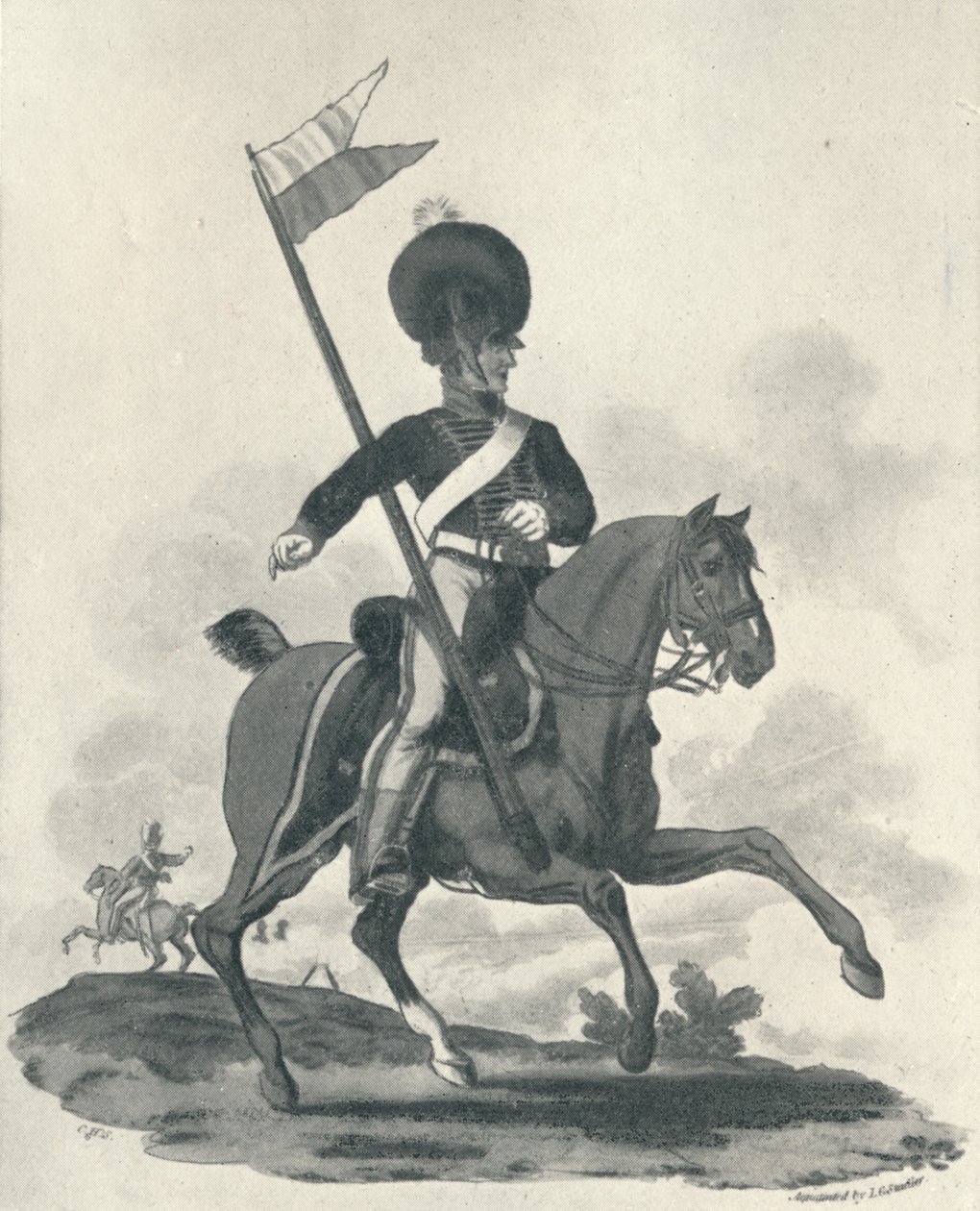 المدفعية الملكية التي شنت فيلق Rockett ، 1812-1815 1909 بواسطة جوزيف قسطنطين ستادلر