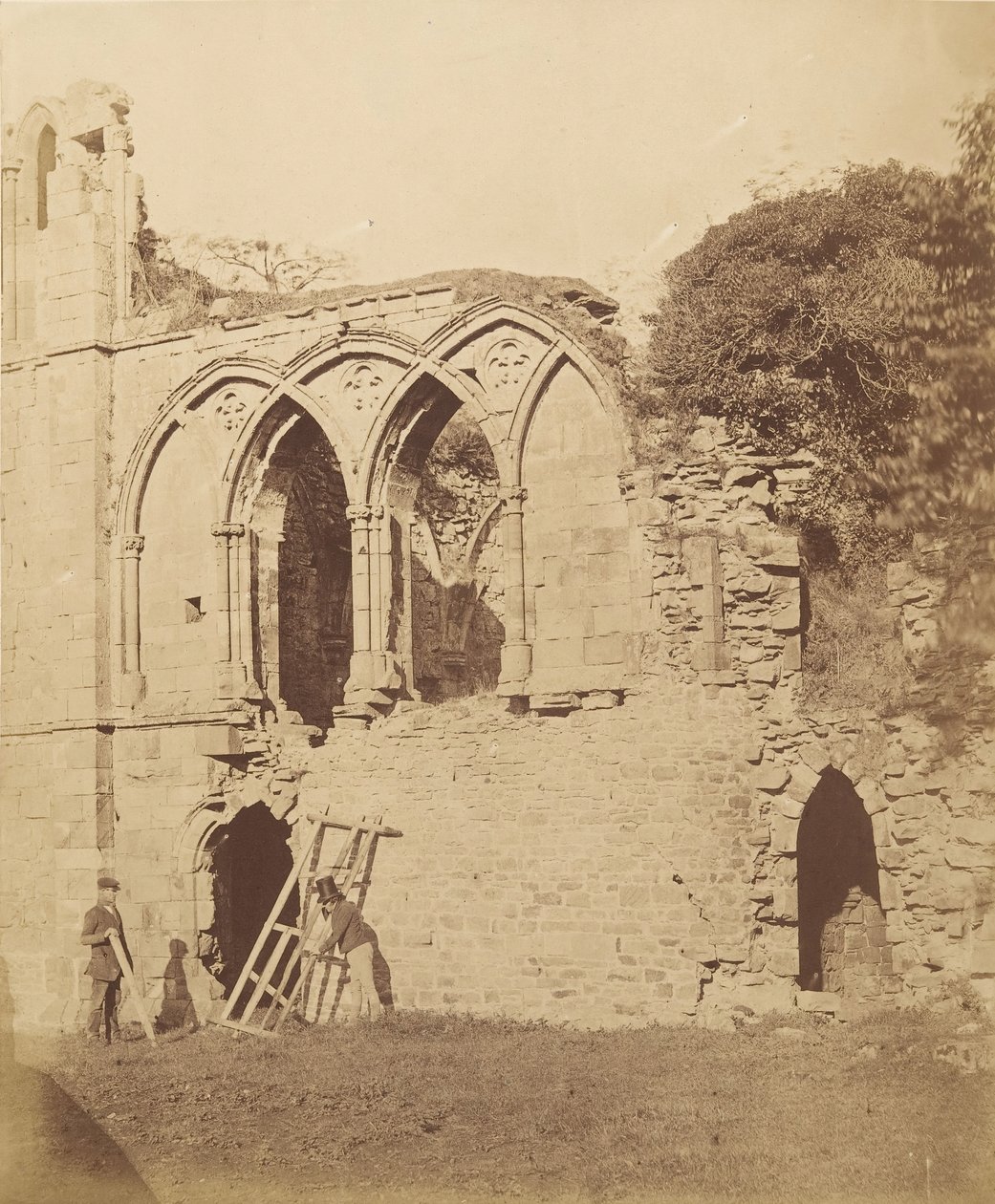 دير إيزبي. غرفة الطعام ، 1850. بواسطة جوزيف كوندال