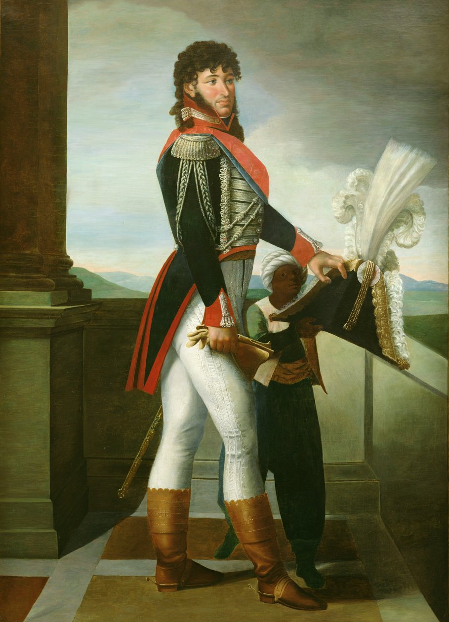 يواكيم مورات (1767-1815) مرتدياً زياً لعقيد الحرس 1813 بواسطة جوزيف ديونيسيوس أوديفاير