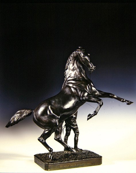 تربية الخيل الأصيل والعريس (برونزي) بواسطة جوزيف إدغار بوهم