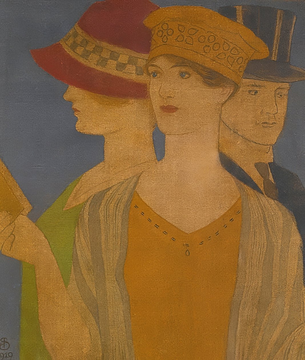 زوار المعرض. 1919 بواسطة جوزيف إدوارد سوثال