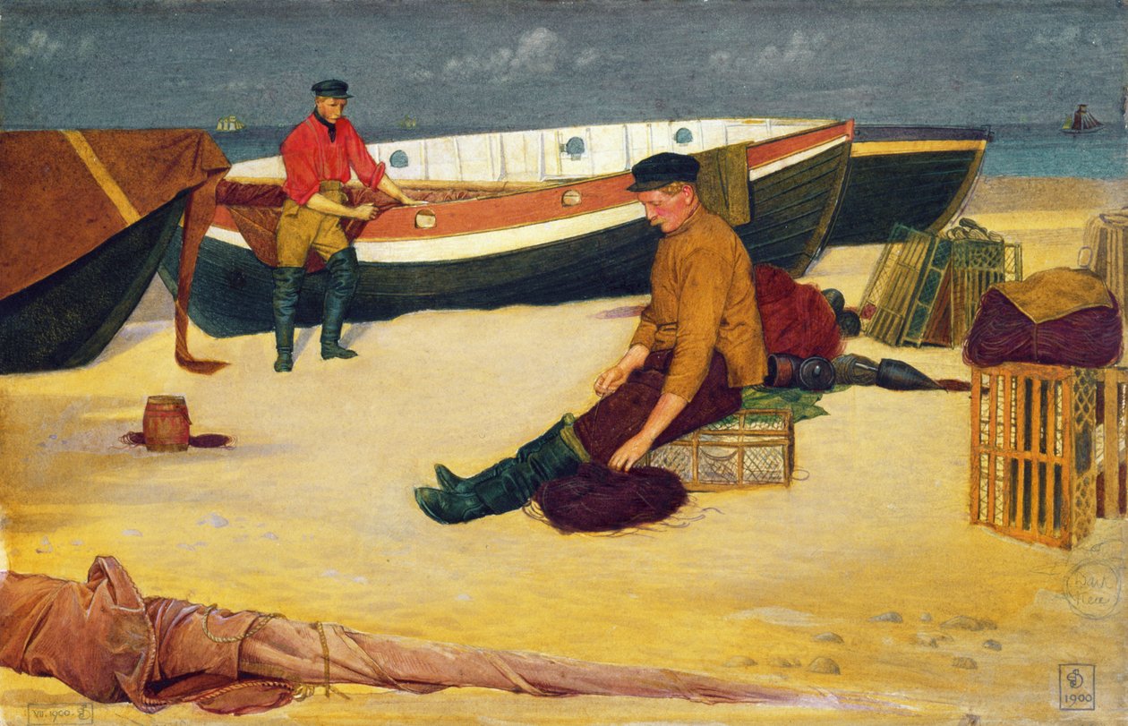 تنظيف الخطوط ، 1900 (مرحاض على ورق) بواسطة جوزيف إدوارد سوثال