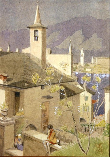 تاونسكيب شمال إيطاليا بواسطة جوزيف إدوارد سوثال