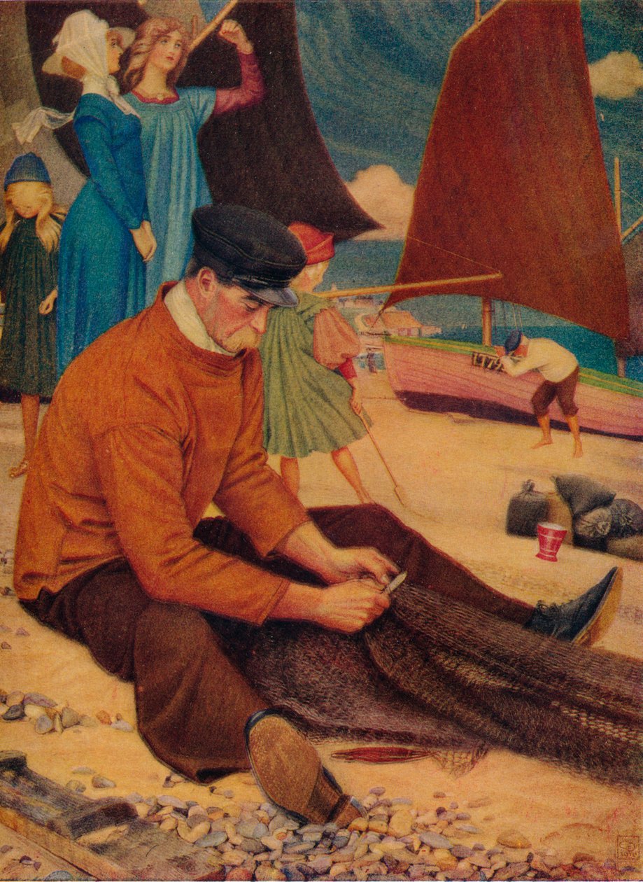 الشاطئ ، 1910 بواسطة جوزيف إدوارد سوثال