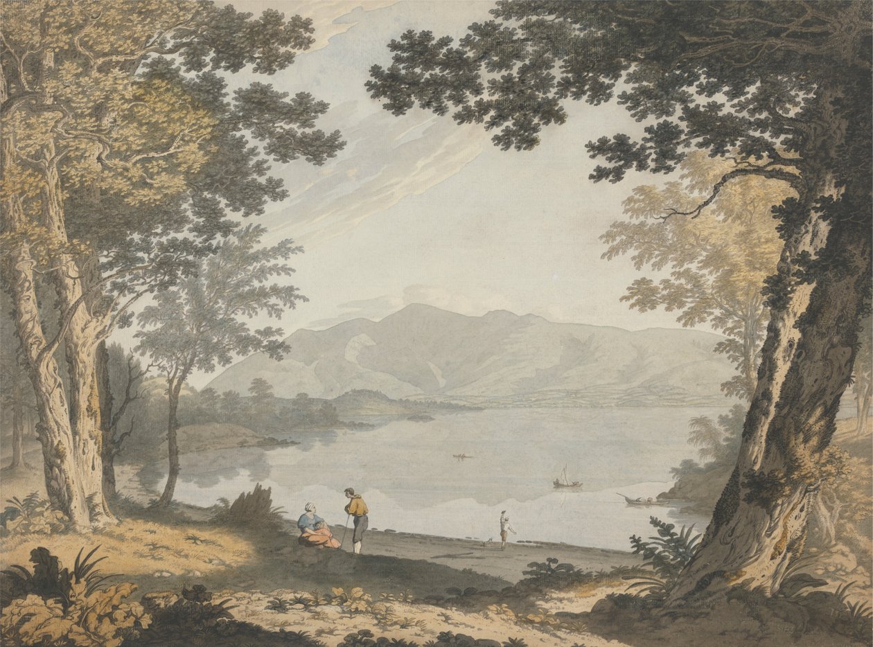 منظر Skiddaw و Derwentwater بواسطة جوزيف فارينجتون