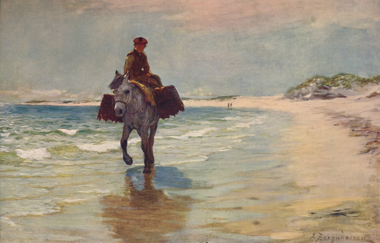 على الساحل ، كونيمارا ، 1881. بواسطة جوزيف فاركوهارسون