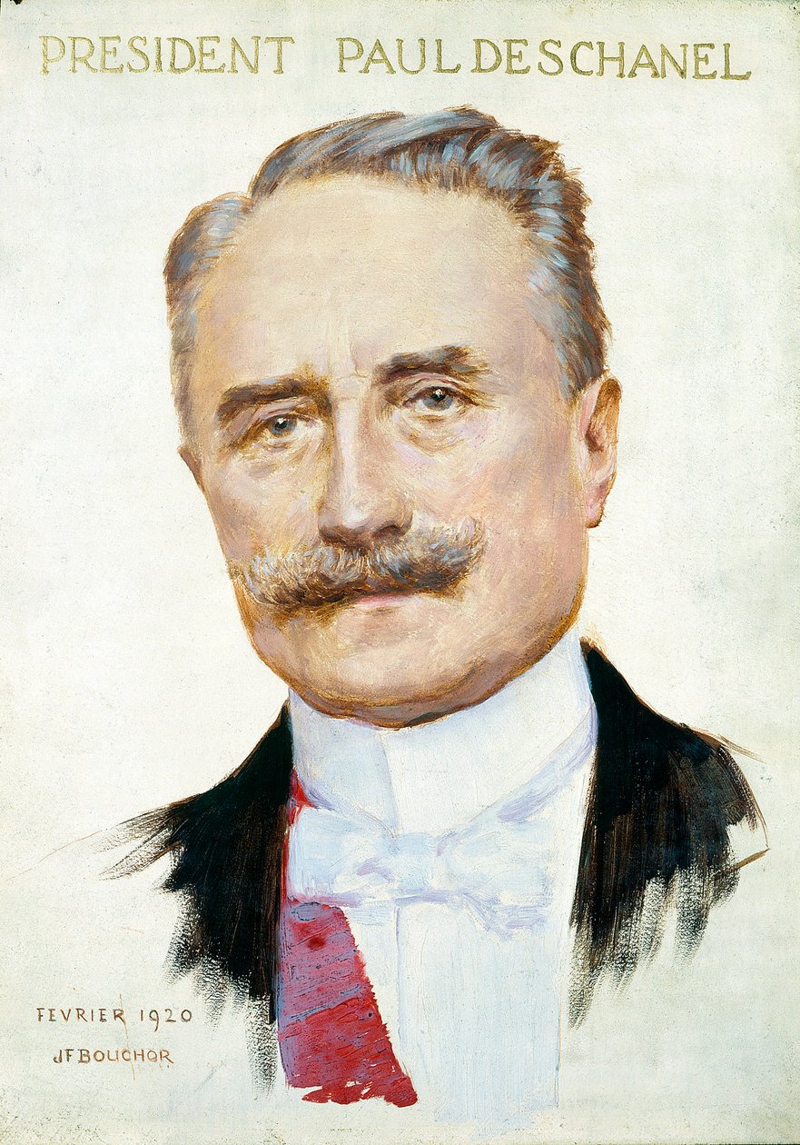 صورة لبول ديشانيل (1855-1922) ، رئيس الجمهورية. رسم لجوزيف فيليكس بوشر (1853-1937) ، فبراير 1920. باريس. متحف Carnavalet. بواسطة جوزيف فيليكس بوشور