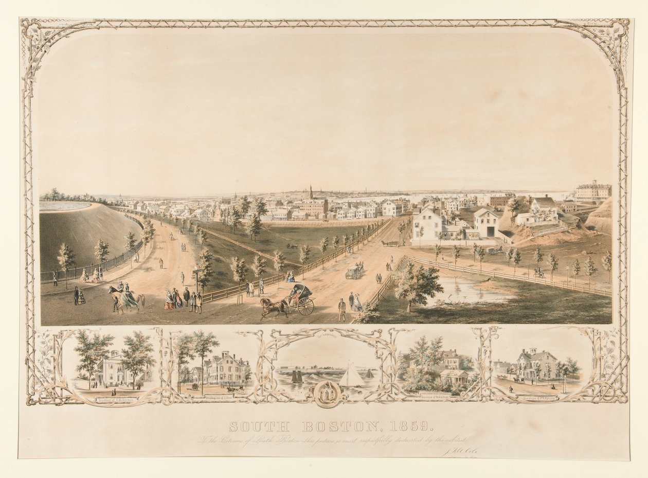 جنوب بوسطن ، 1859 بواسطة جوزيف فوكسكروفت كول