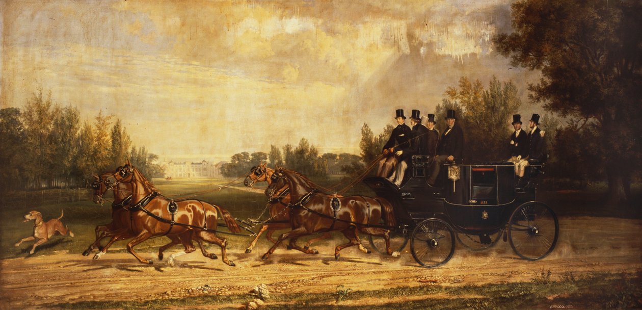 فريق الكراك عام 1858 بواسطة جوزيف فرانسيس ووكر