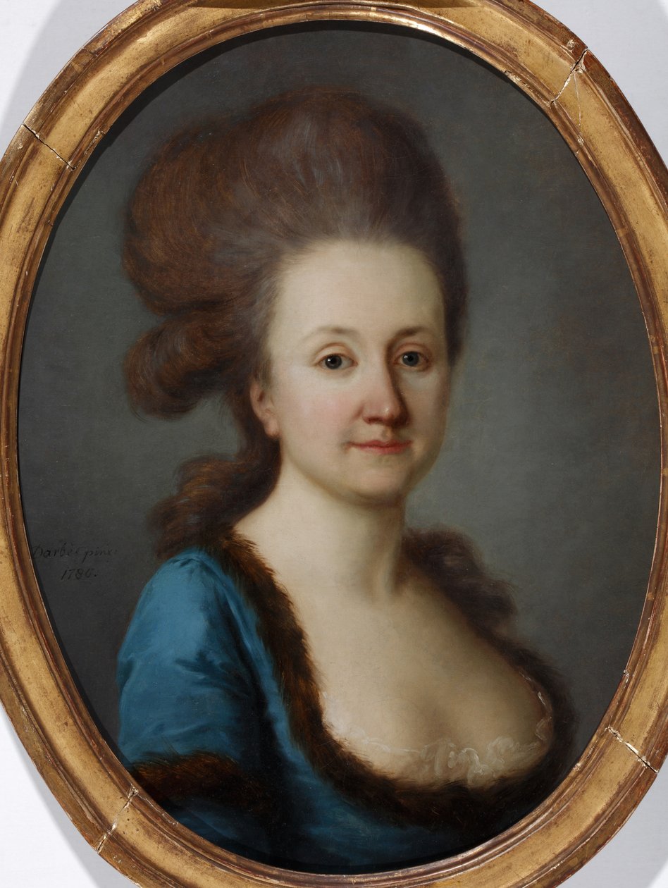 صورة لإفروزين كاتارينا فون بوك ، من مواليدها فون ستاكلبيرج 1752-1821 ، 1780 بواسطة جوزيف فريدريش أوغست داربيس